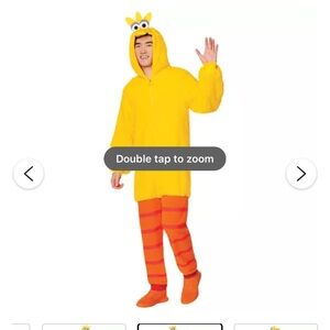 Sesame Street Big Bird Adult Small Medium Costume One Piece